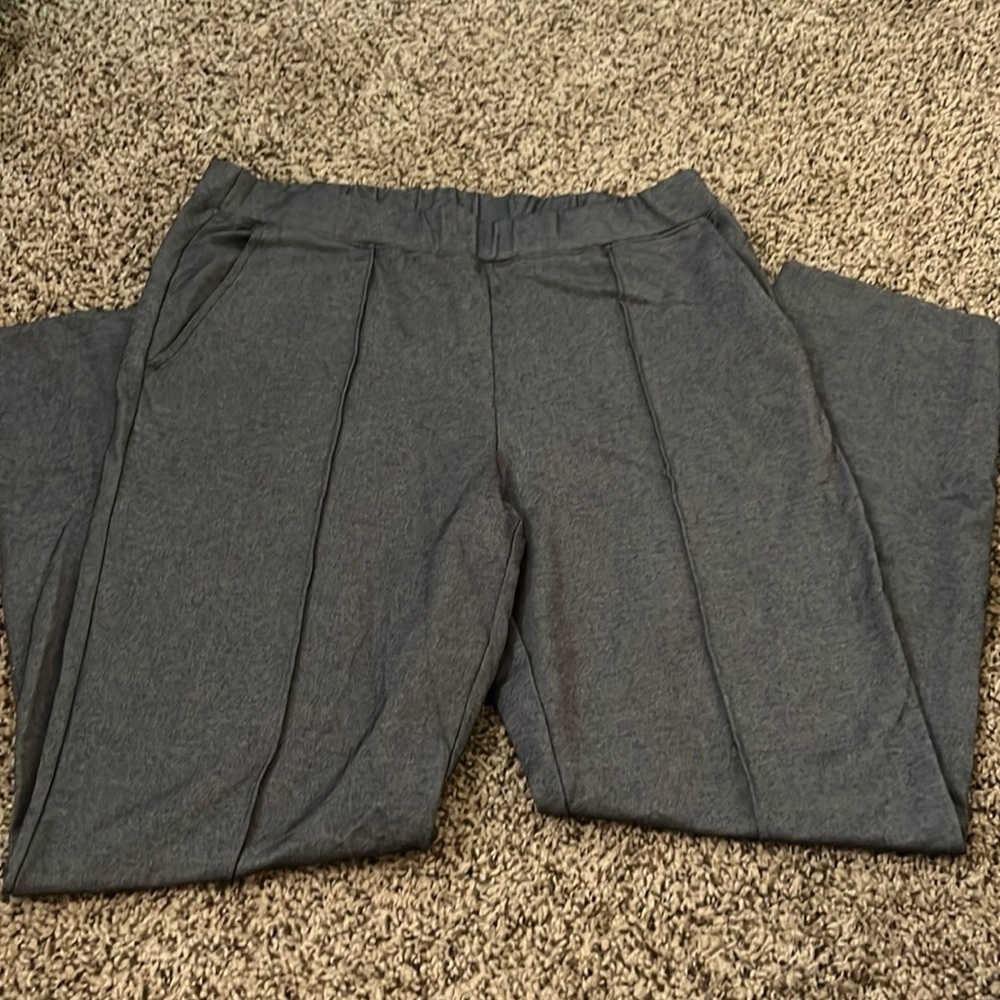 J.Crew Womens Charcoal Stretch pull on Dress Pants - Size M